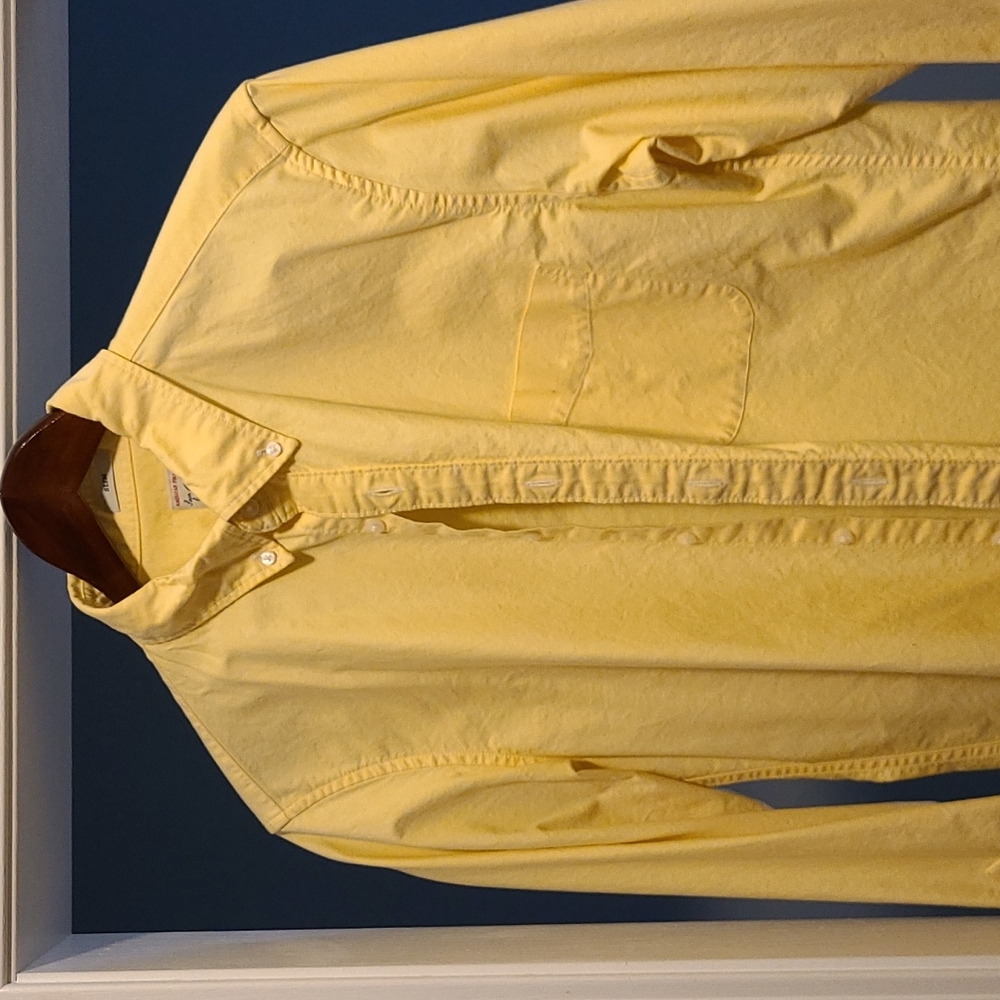 J.Crew Yellow Button Down